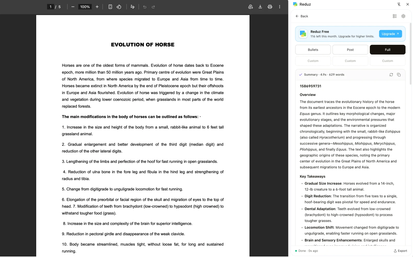Multi-Source Summaries screenshot